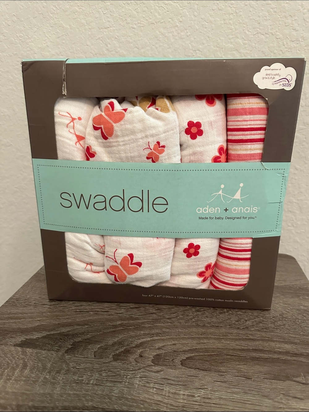 Aden + Anais Swaddle Packaging